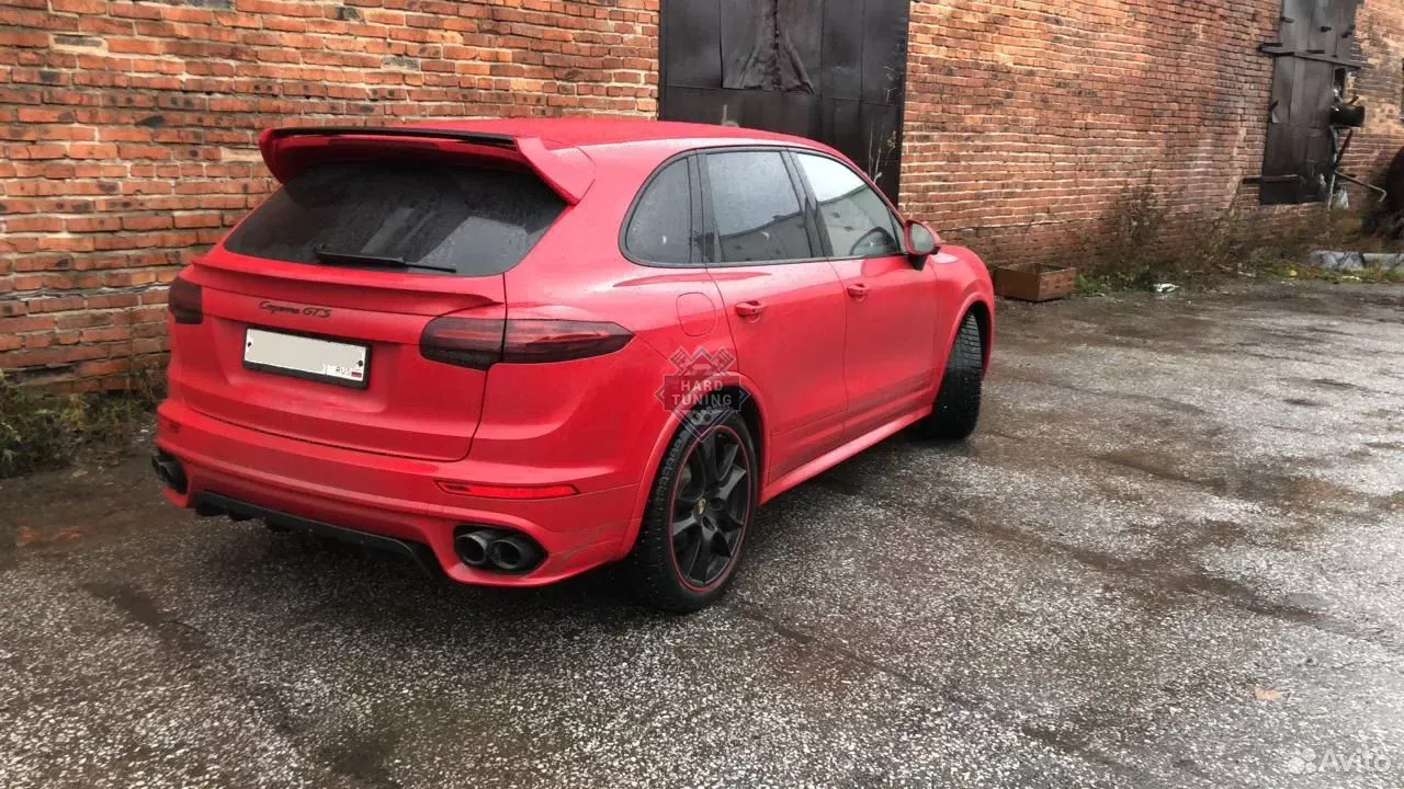 Спойлер и реснички Porsche Cayenne 958 2015+