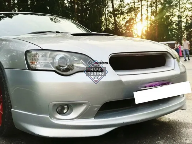 Накладка на передний бампер V2 Subaru Legacy BLBP Дорестайлинг