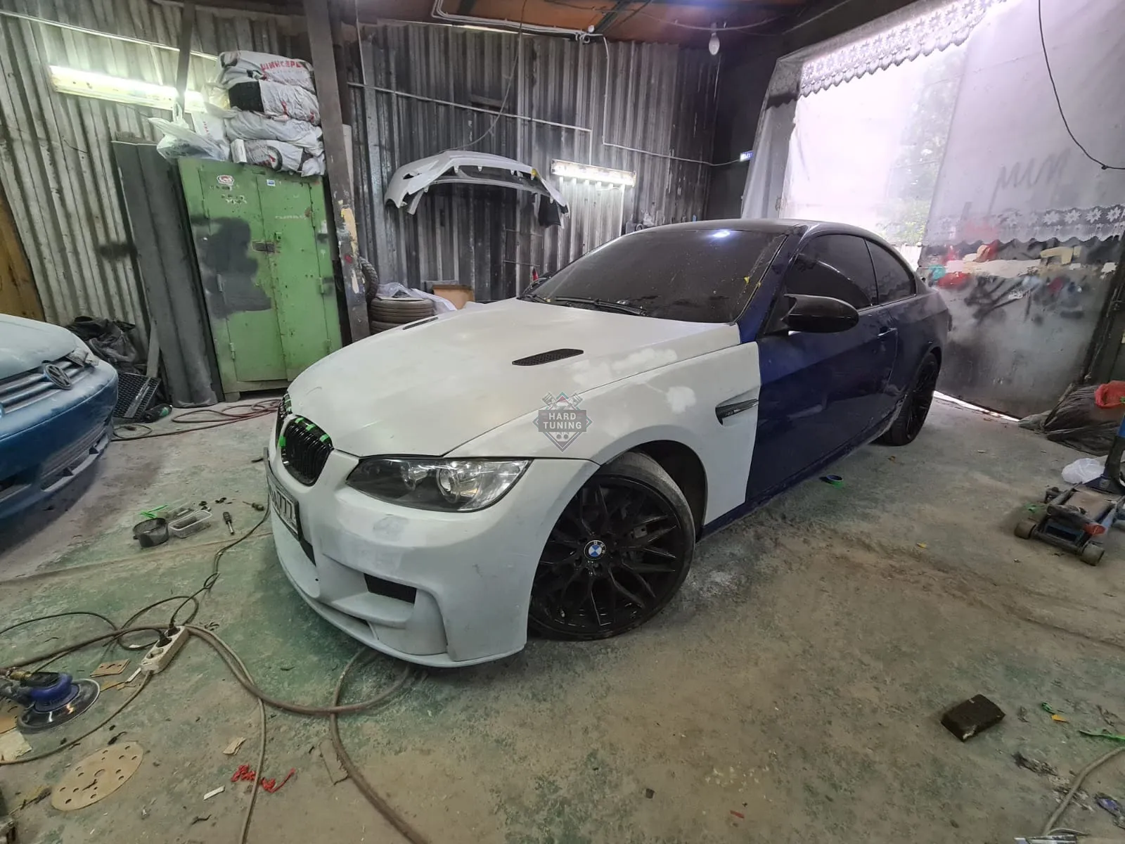 Сплиттер переднего PRIOR DESIGN бампера BMW 3 ER E92/E93 дорестайлинг