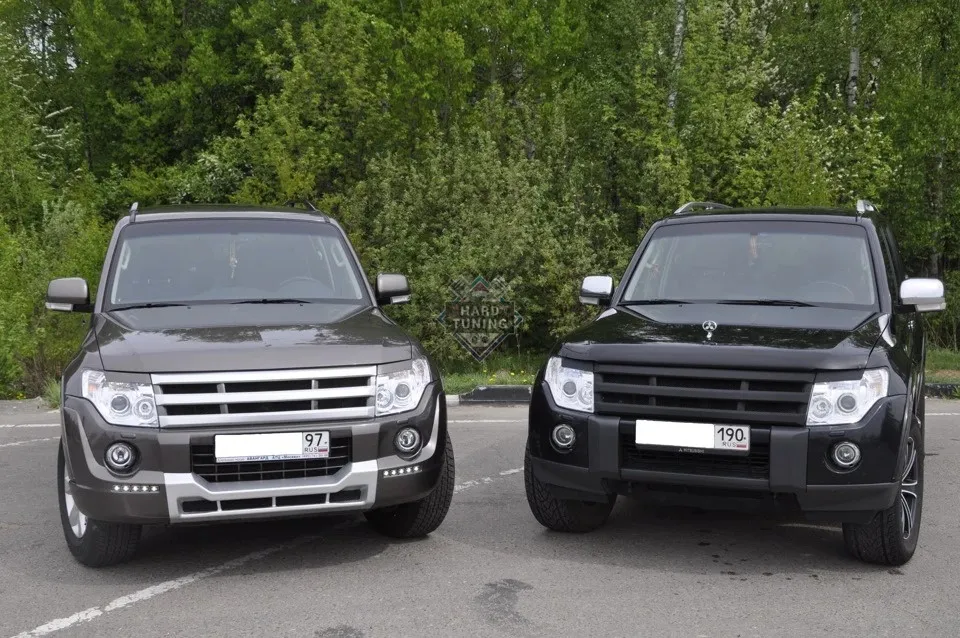 Решетка Радиатора V3 Broomer Design Mitsubishi Pajero 4 (2006-2015)