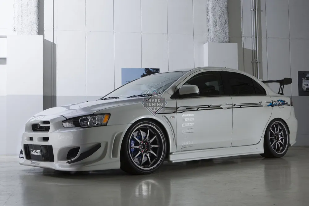 Передний бампер INGS+1 N-SPEC Mitsubishi Lancer 10 (2007-2016)