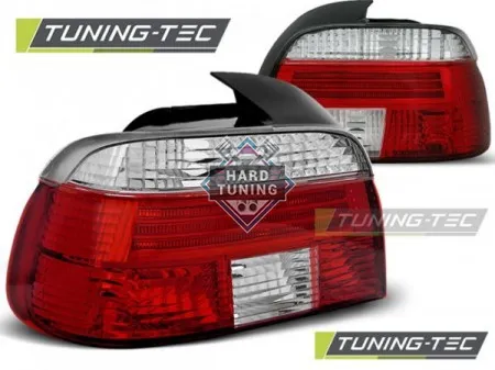 Задние фары BMW E39 (1995-2000) TAIL LIGHTS fits красно-белые
