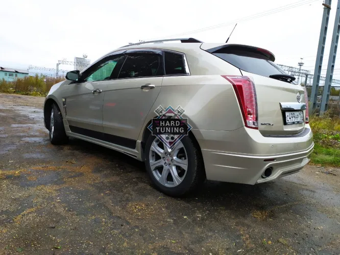 Накладка на задний бампер MZ SPEED Cadillac SRX 2 дорестайлинг