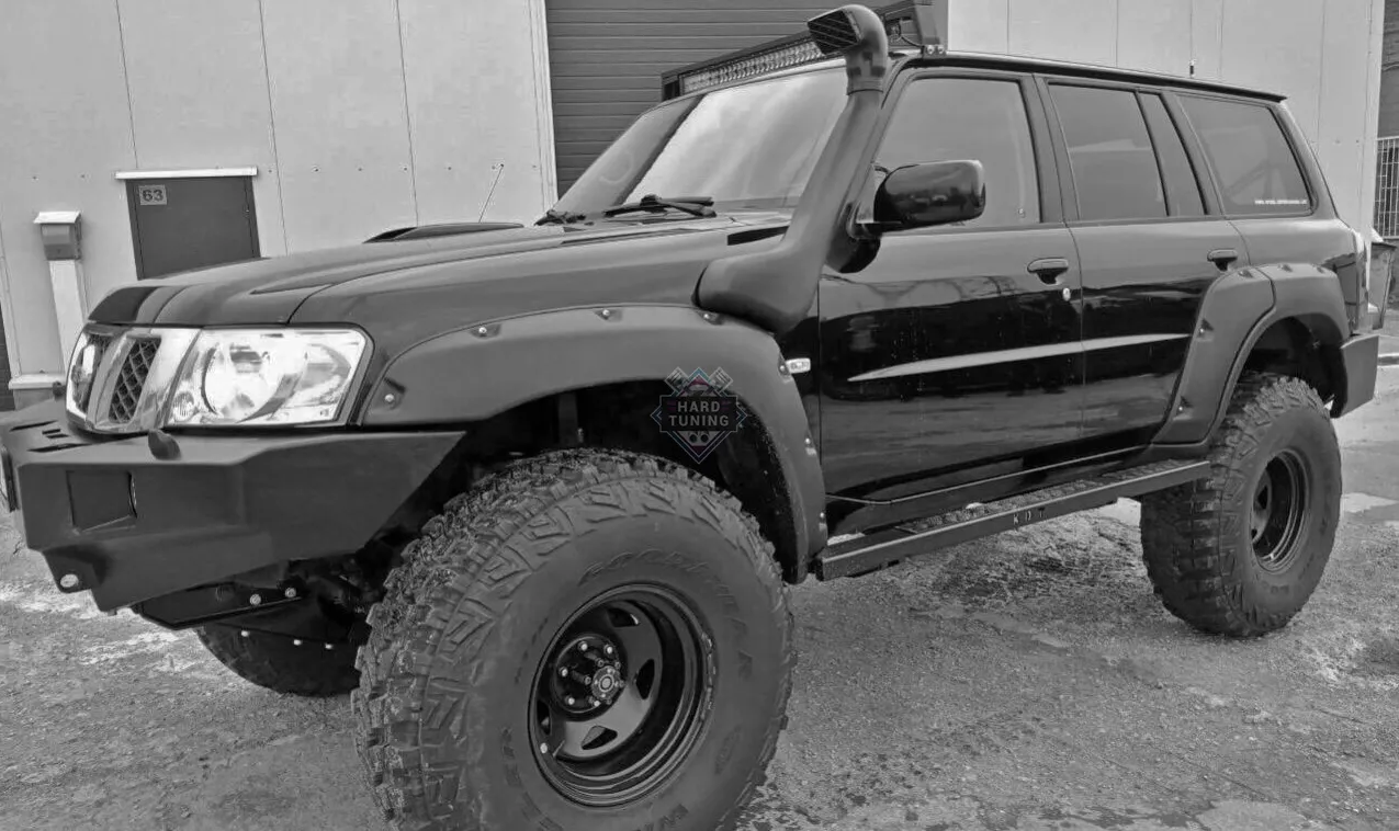 Расширители арок Nissan Patrol Y61 +85ММ (КОМПЛЕКТАЦИЯ ПОД ШНОРКЕЛЬ)
