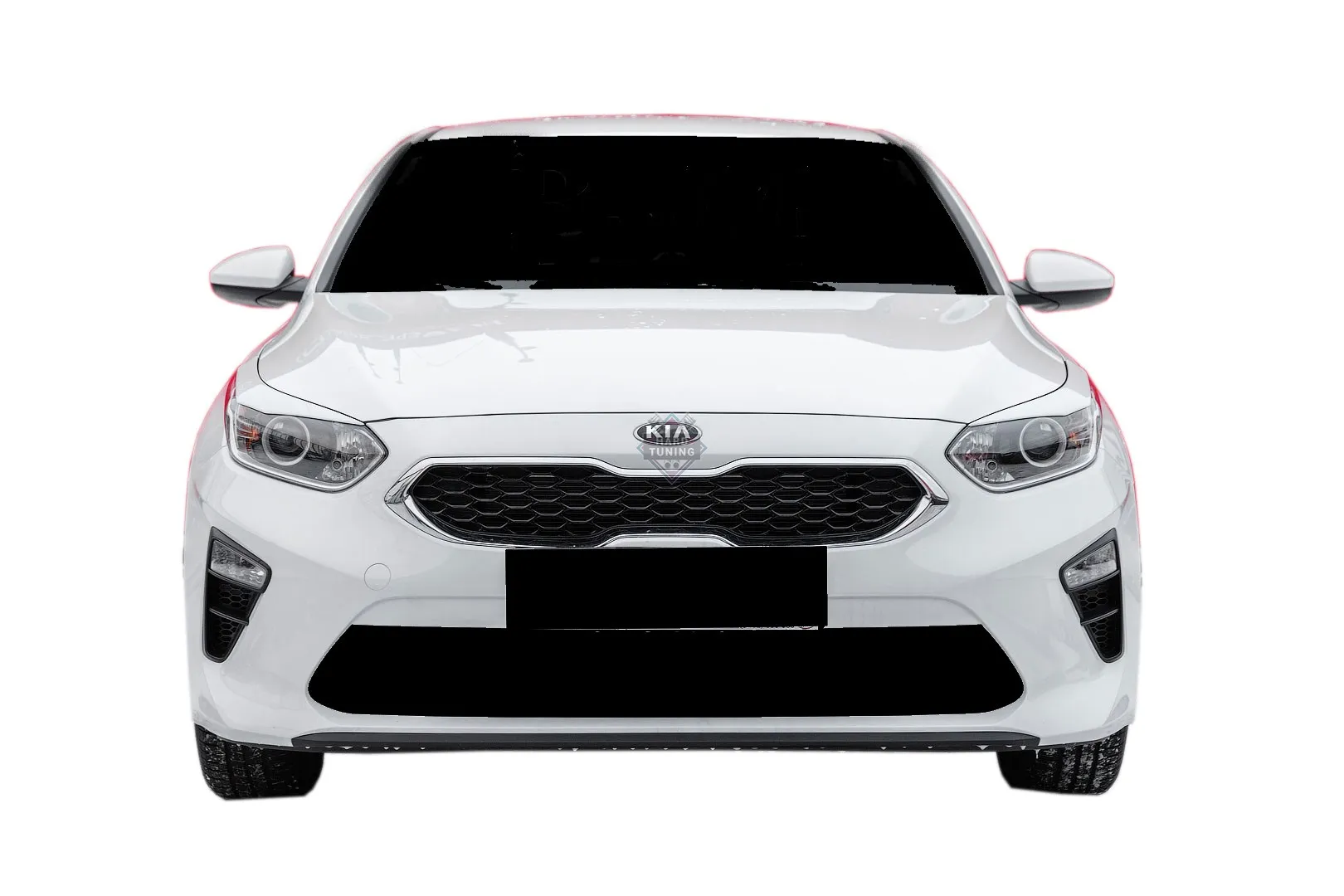 Накладки на фары BS KIA CEED 3 (CD) HB / SW 2018-2022 АБС ПЛАСТИК