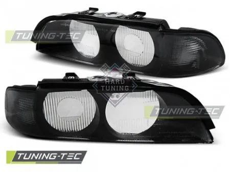 Передние фары BMW E39 (1995-2000) HEADLIGHTS SMOKE D2S fits черные