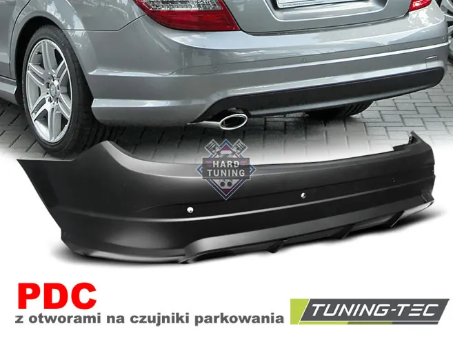 Задний бампер SPORT PDC Mercedes W204 SEDAN (2007-2010)