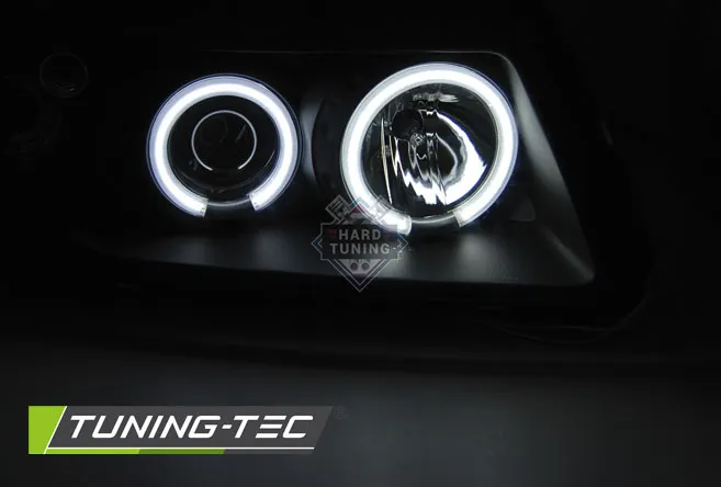 Передние фары AUDI A3 8L 1996-2000 HEADLIGHTS ANGEL EYES CCFL fits черные