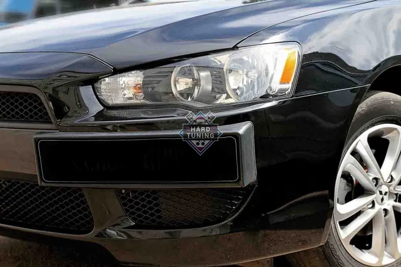 Подиум для гос. номера EVO V1 Mitsubishi Lancer 10 (2007-2011)