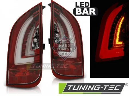 Задние фары VW UP! (2011-2023) / SKODA CITIGO (2011-2020) LED BAR TAIL LIGHTS fits красно-белые