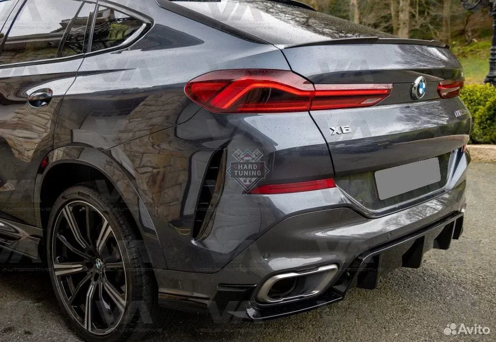 Комплект M performance-сплиттеры карбон BMW X6 G06