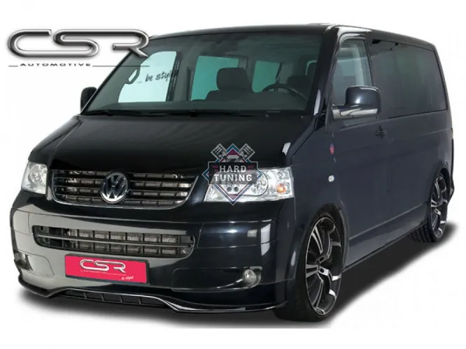 Накладка на передний бампер CSR Volkswagen T5 дорестайлинг