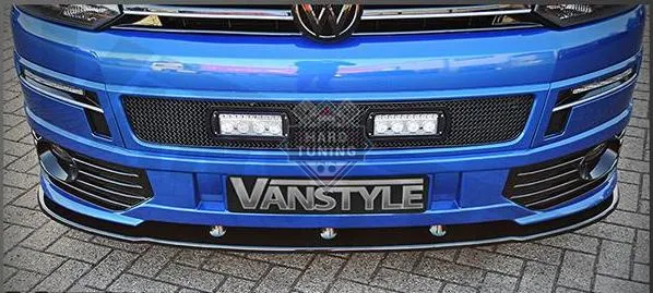 Сплиттер спойлер переднего Rieger бампера Volkswagen T5