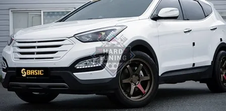 Решетка радиатора S-BASIC Hyundai Santa Fe 3 DM дорестайл