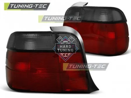 Задние фары BMW E36 12.90-08.99 COMPACT TAIL LIGHTS fits красно-тонированные