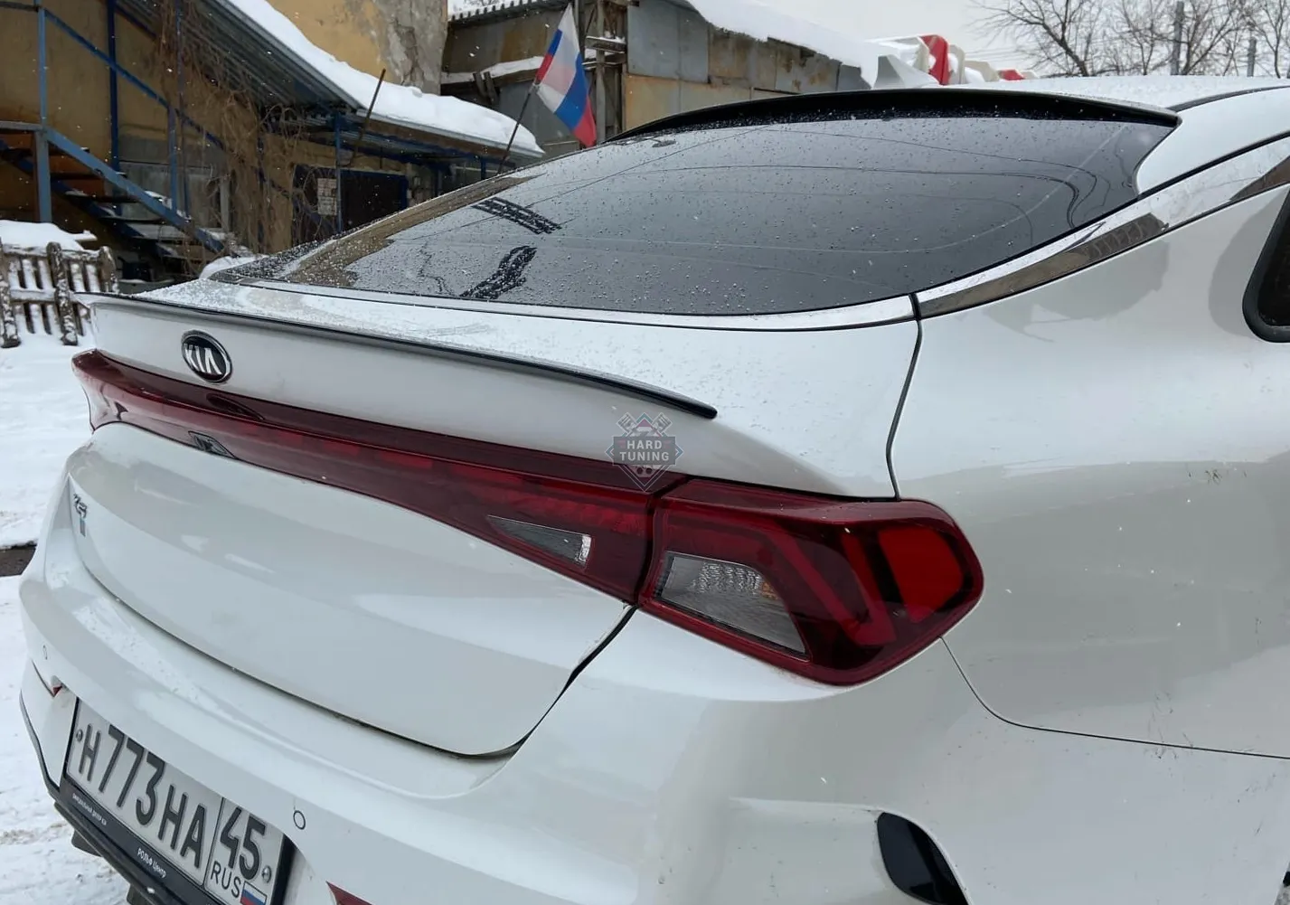 Спойлер лип - широкий KIA K5
