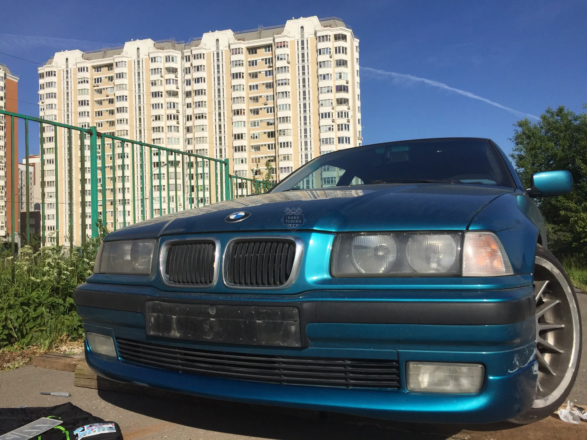 Накладка на передний бампер ZENDER BMW E36