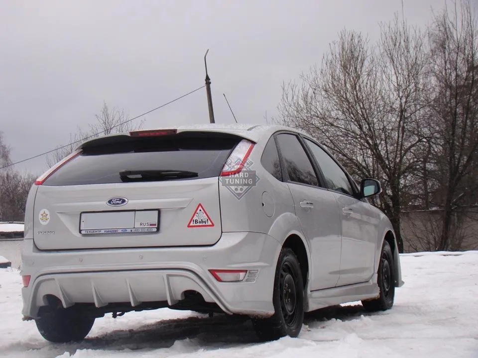 Накладки на пороги RS Ford Focus 2