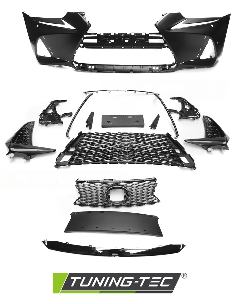 Передний бампер F SPORT LOOK PDC LEXUS IS 3 (2017-2020)