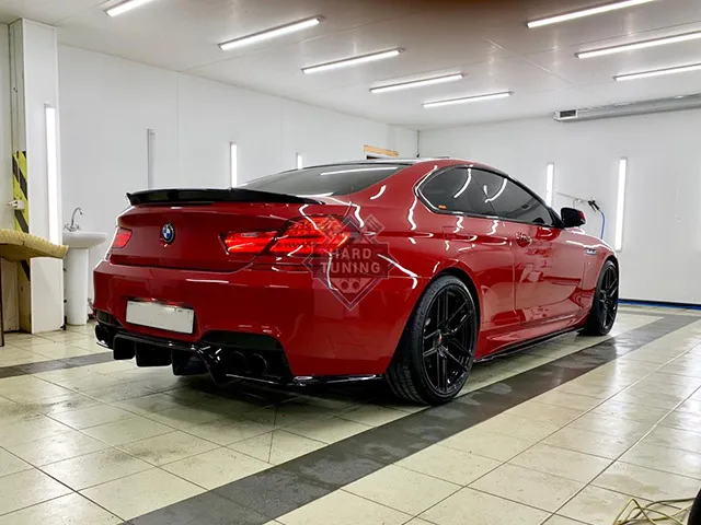 Накладка PARSAN на диффузор BMW M6 (F12/F13/F06) ABS пластик