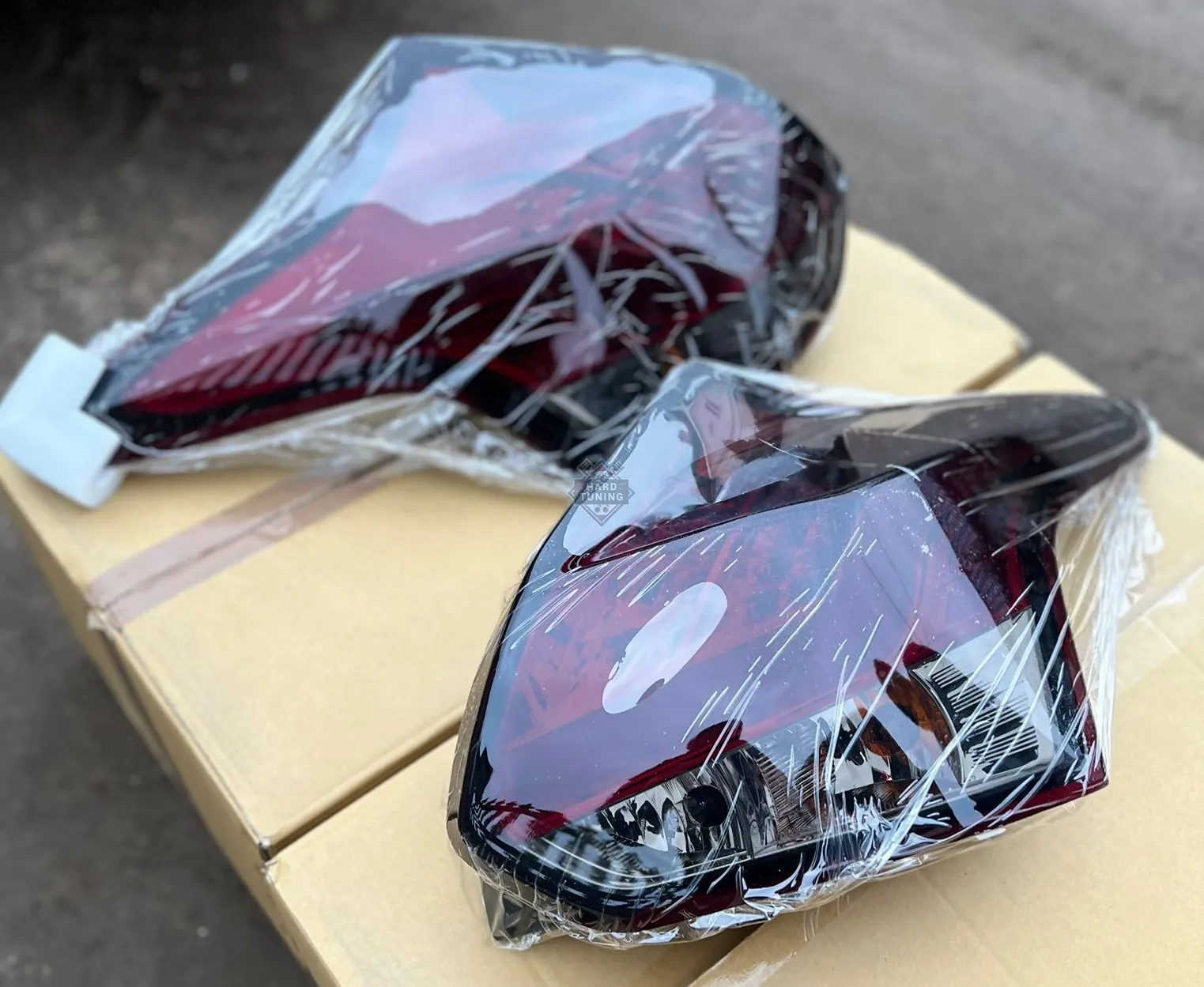 Задние фонари Ford Focus 3 (2011- 2014) Hatchback LED BAR красно-тонированные