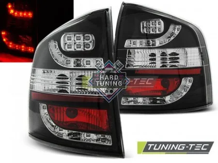 Задние фонари Skoda Octavia 2 Kombi (2004-2012) LED черные
