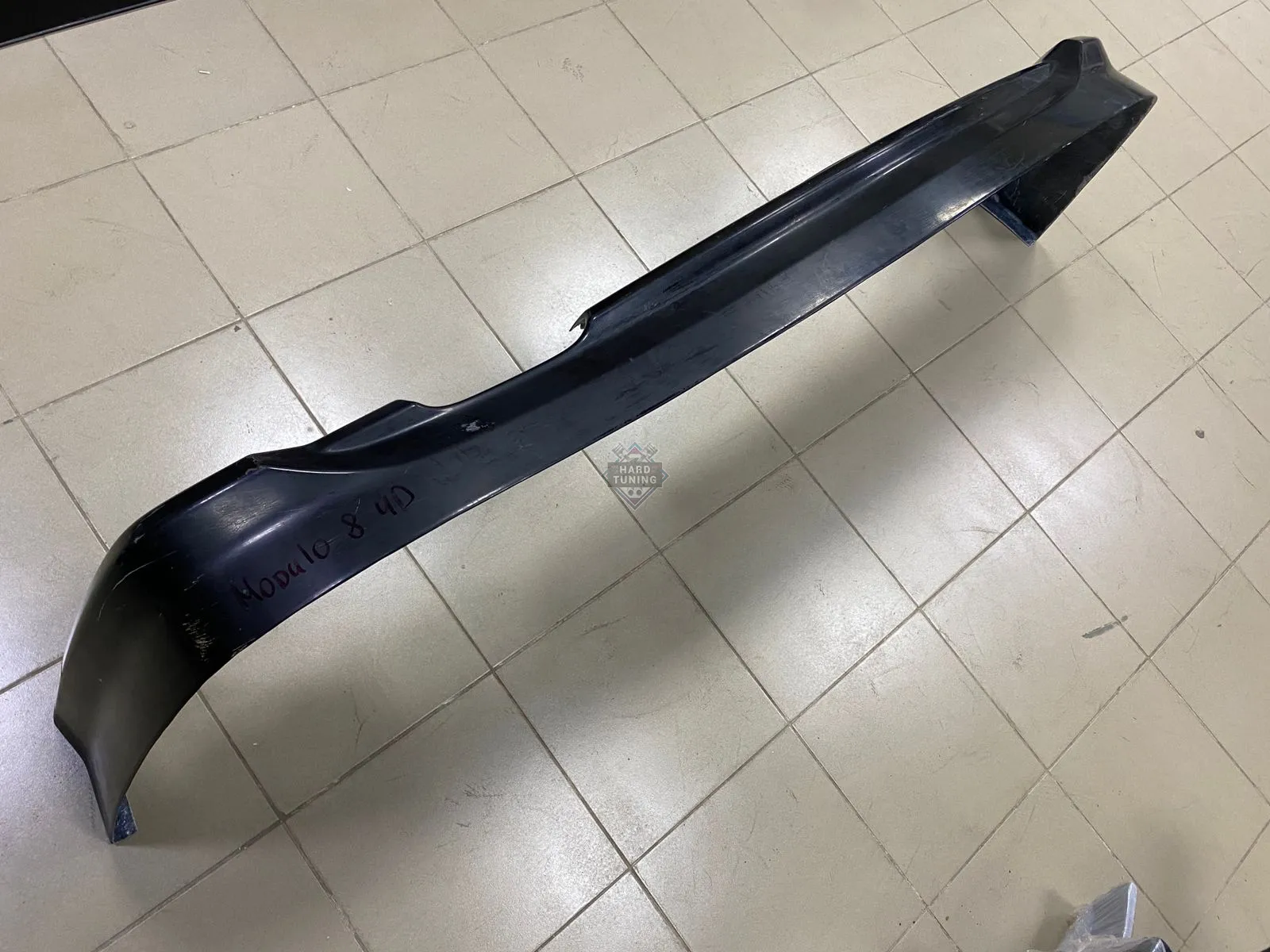 Накладка на задний бампер MODULO Honda Civic 8 4D дорестайлинг стеклопластик