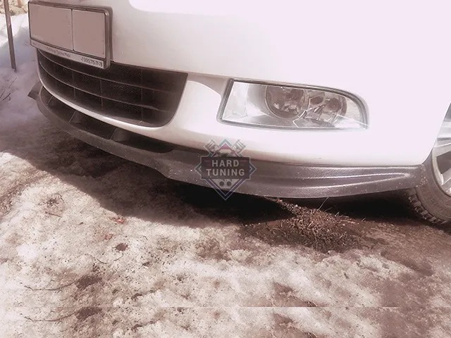 Сплиттер переднего бампера Skoda Octavia A5 FL