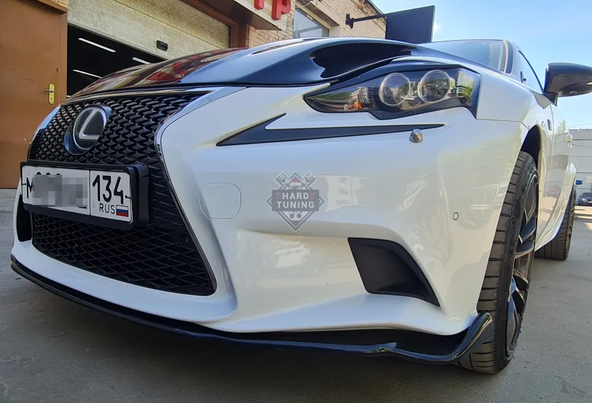Сплиттер переднего бампера SPORT Lexus IS 300/350 3 (2013+)