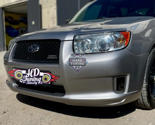 Бампер передний Cross Sport Subaru Forester SG Рестайлинг