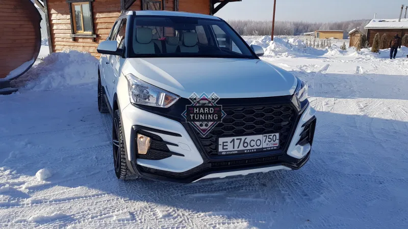Передний бампер Excalibur Hyundai Creta АБС пластик