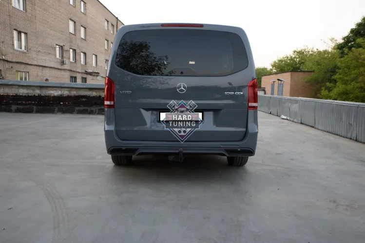 Задний бампер AMG НТ Mercedes Vito W447 АБС пластик