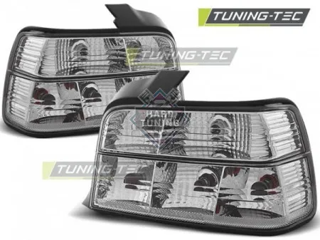 Задние фары BMW E36 (1990-1999) SEDAN TAIL LIGHTS CRYSTAL fits белые