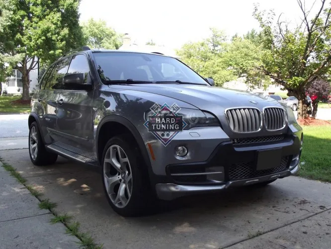 Накладка на передний бампер AERO BMW X5 E70 дорестайлинг
