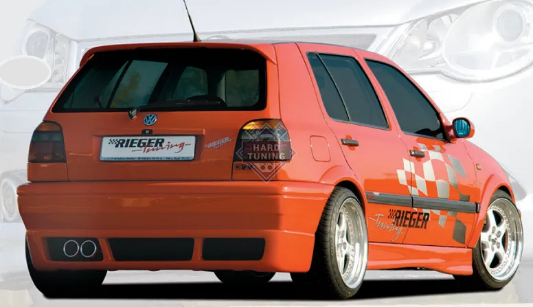 Накладки на пороги Rieger Volkswagen Golf 3 АБС пластик