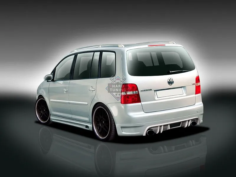 Накладка на задний бампер Rieger Volkswagen Touran