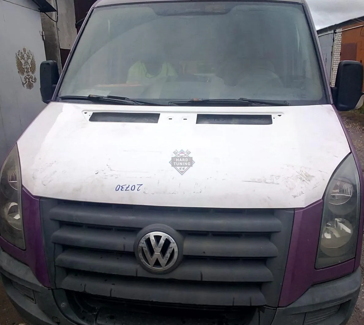 Штатный пластиковый капот Volkswagen Crafter (2006-2016)