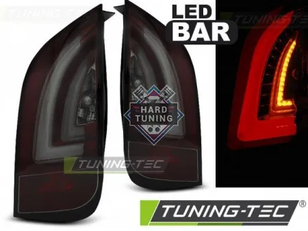 Задние фары VW UP! (2011-2023) / SKODA CITIGO (2011-2020) LED BAR TAIL LIGHTS fits красно-тонированные
