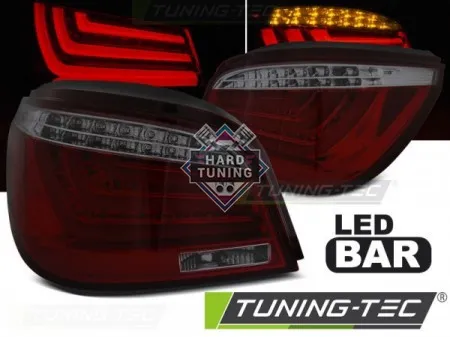 Задние фары BMW E60 LCI (2007-2010) LED BAR TAIL LIGHTS fits красно-тонированные