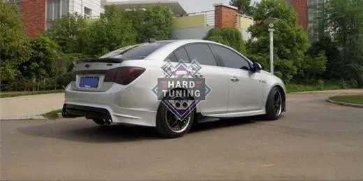 НАКЛАДКА НА ЗАДНИЙ БАМПЕР var3 CHEVROLET CRUZE ДОРЕСТАЙЛИНГ