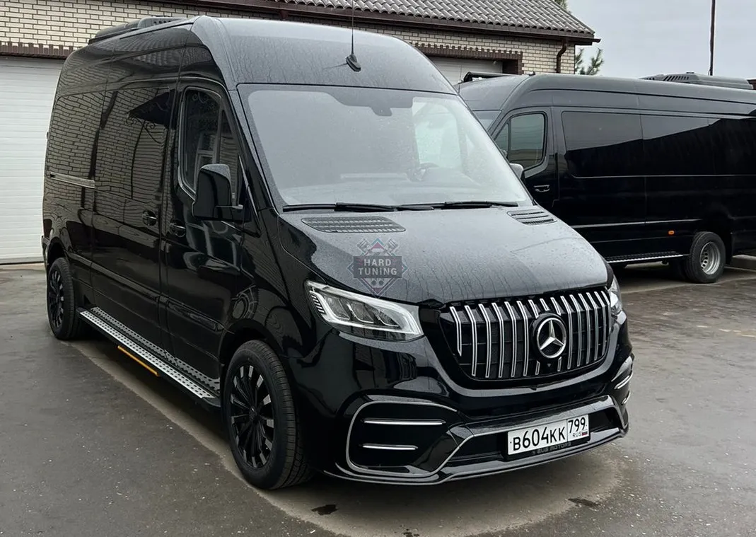 Передний бампер AMG HT Mercedes Sprinter W907 2018+ АБС ПЛАСТИК
