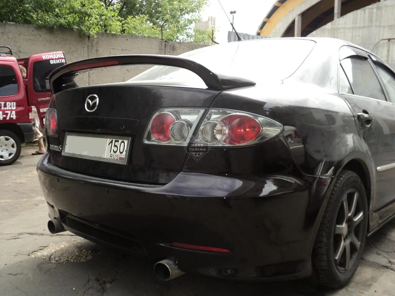 Спойлер V2 под стоп сигнал Mazda 6 GG седан