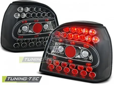 Задние фонари VW GOLF 3 (1991-1997) LED TAIL LIGHTS fits черные