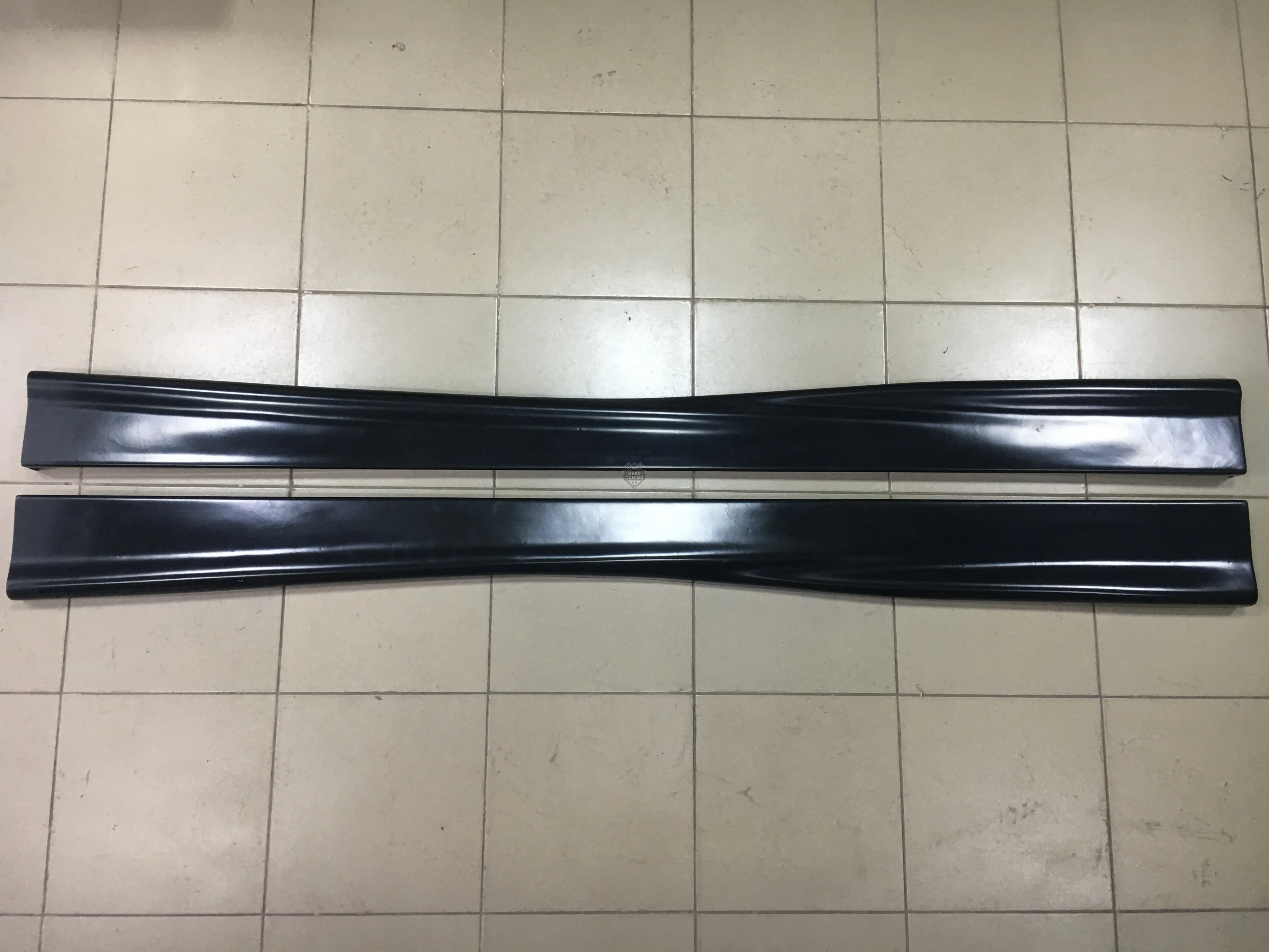 Накладки на пороги Rieger Volkswagen Golf 4 АБС пластик