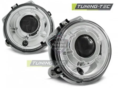 Передние фары Mercedes W461,W463 G-Class (1992-2006) хром