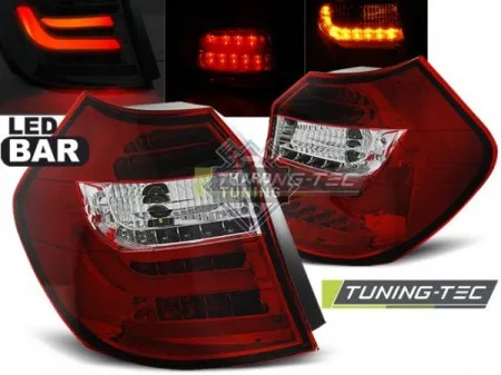 Задние фары BMW E87/E81 (2007-2011) LCI LED BAR TAIL LIGHTS fits красно-белые