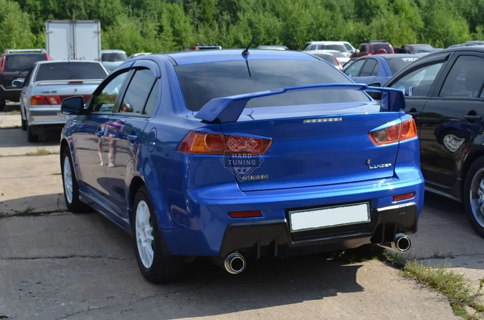 Накладки на пороги FQ-400 Mitsubishi Lancer 10 (2007-2016) стеклопластик