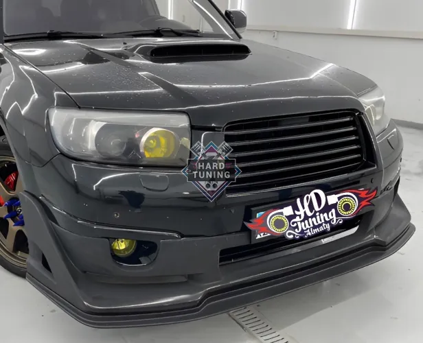 Сплиттер переднего бампера Lip Syms Subaru Forester SG Рестайлинг