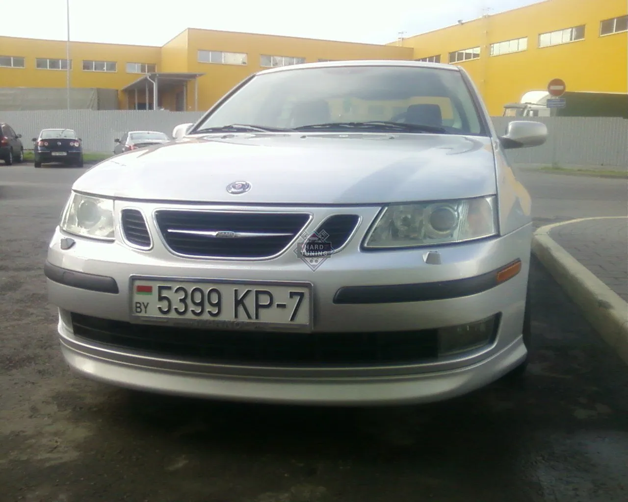 Накладка на передний бампер Aero Saab 9-3