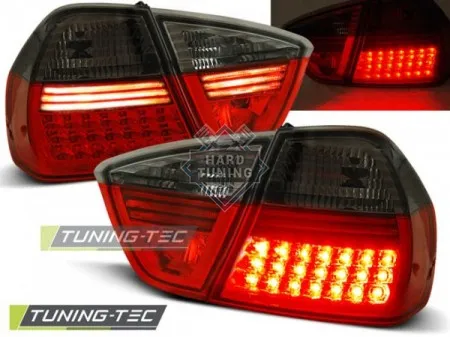 Задние фары BMW E90 (2005-2008) LED TAIL LIGHTS fits красно-тонированные
